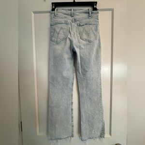 Mother Denim The Hustler Ankle Fray in Color Smooth Sailing Size 25